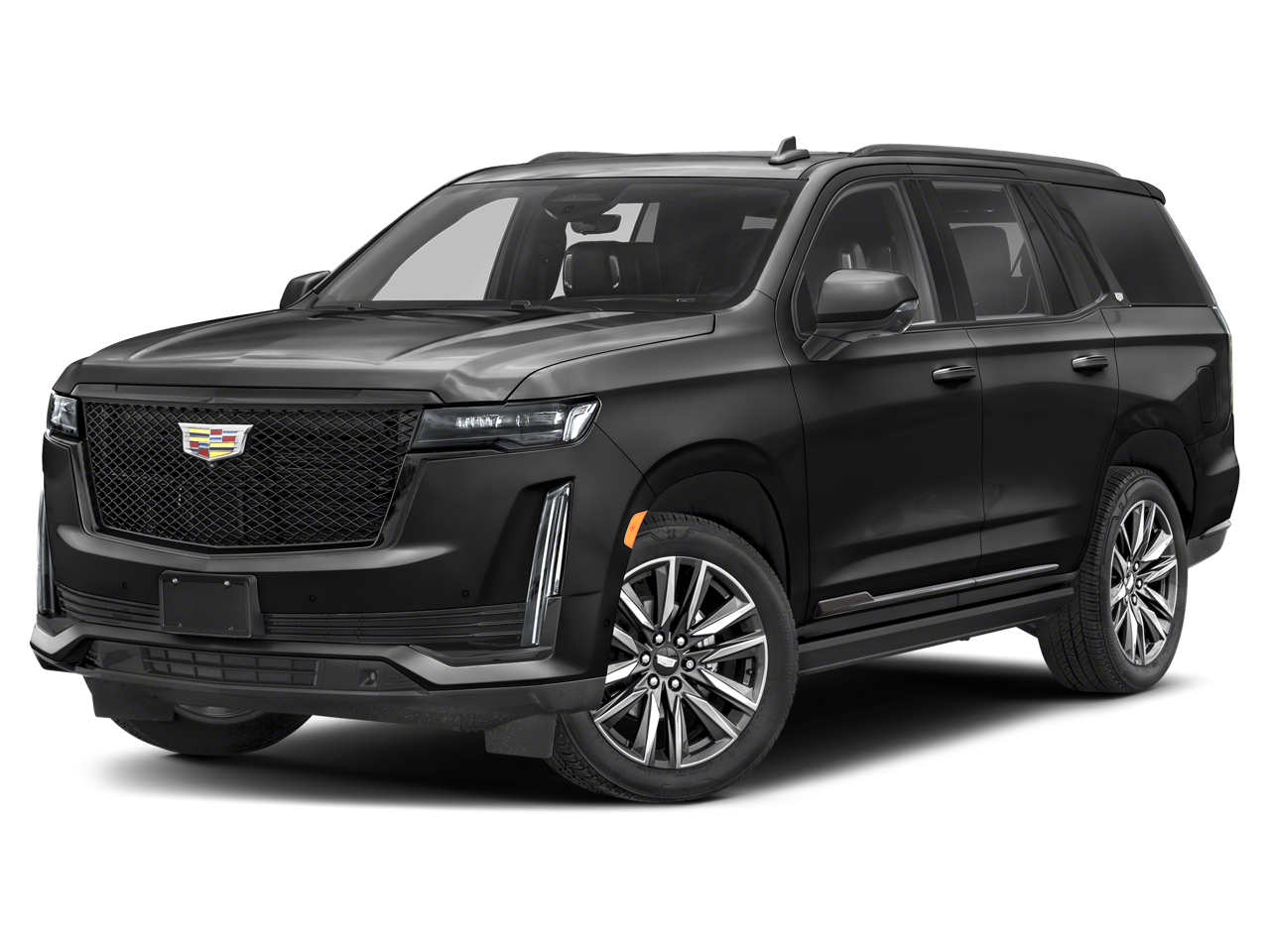 2023 Cadillac Escalade Sport Platinum in Crystal White Tricoat — front three-quarter view