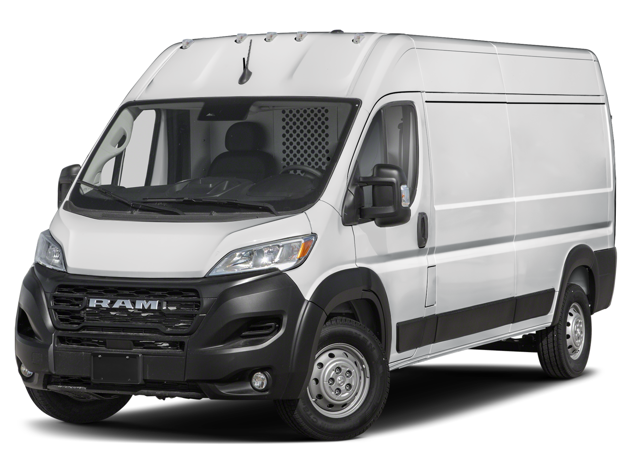 2023 RAM Promaster 2500 High Roof in Bright White Clearcoat — front three-quarter view
