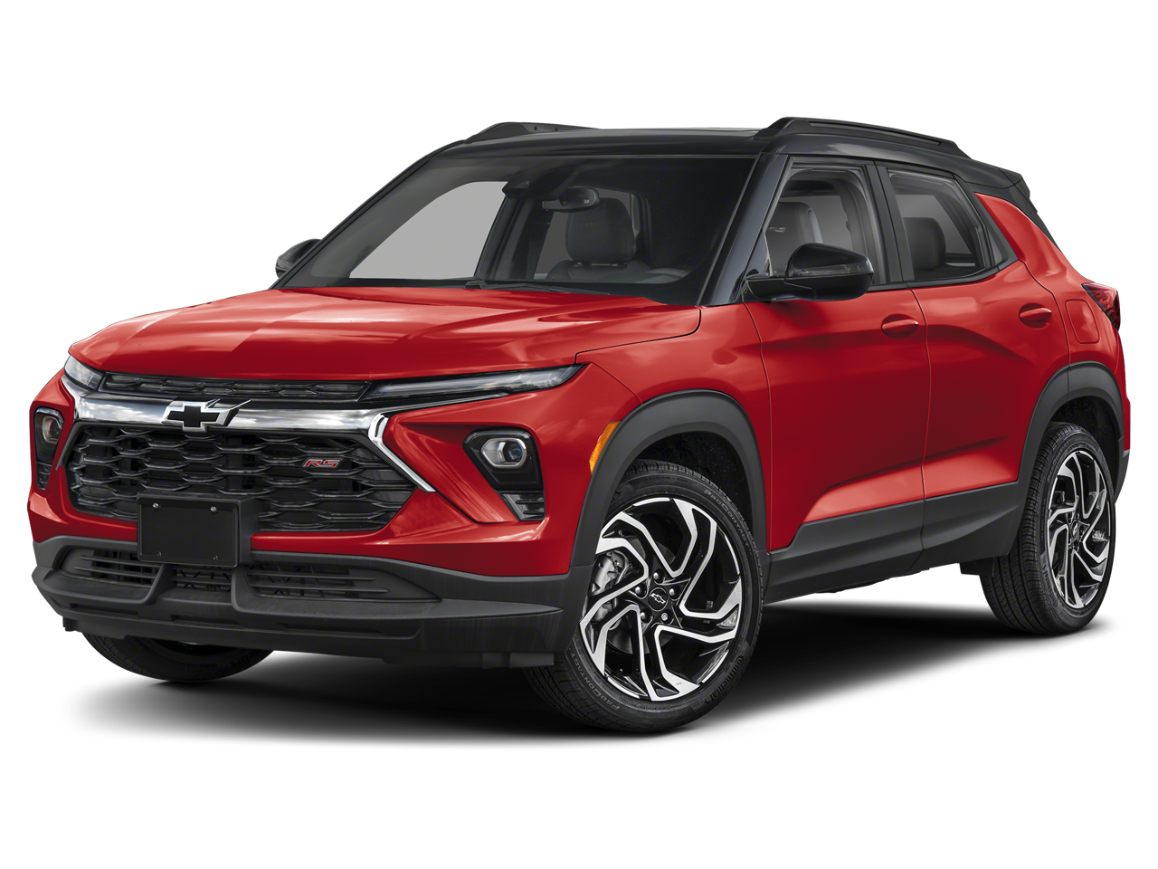 2026 Chevrolet Trailblazer RS in Mosaic Black Metallic — front three-quarter view