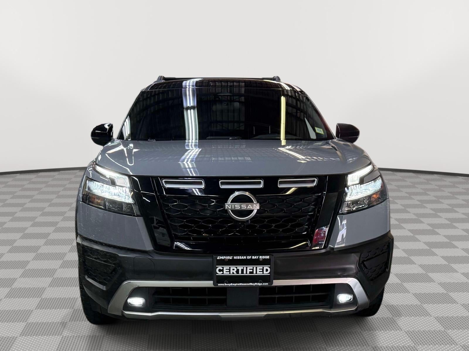 2023 Nissan Pathfinder — rear three-quarter view