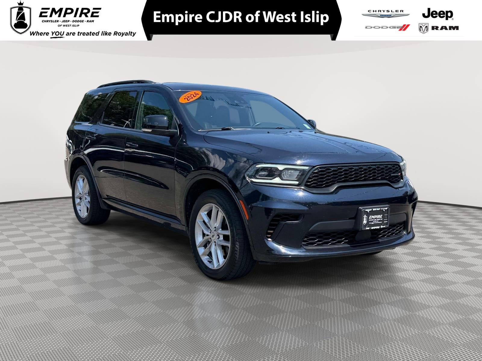 2024 Dodge Durango GT Plus AWD in Night Moves — front three-quarter view