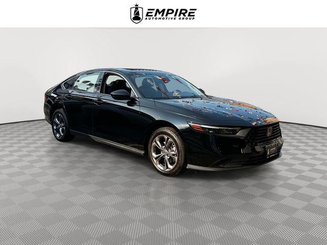 2023 Honda Accord EX in Crystal Black Pearl — front three-quarter view