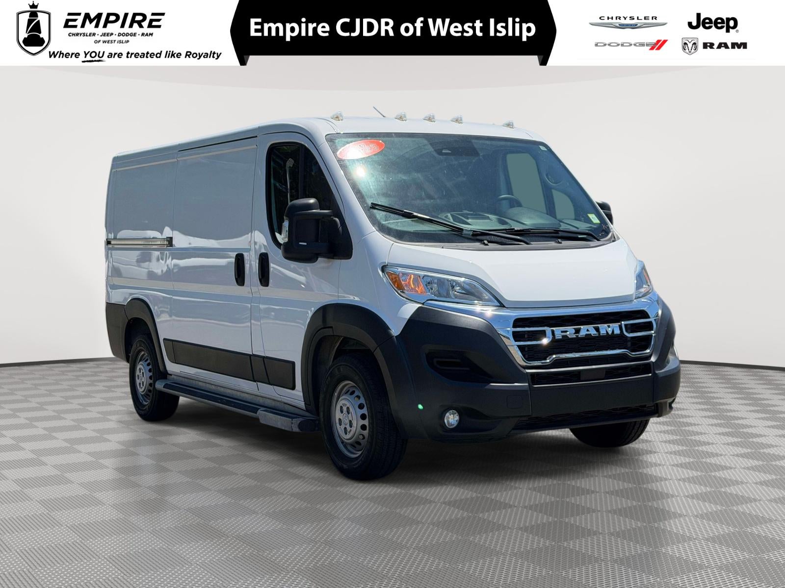 2026 RAM ProMaster 2500 Cargo Van Tradesman High Roof 159' WB w/Pass Seat in Bright White Clearcoat — front three-quarter view
