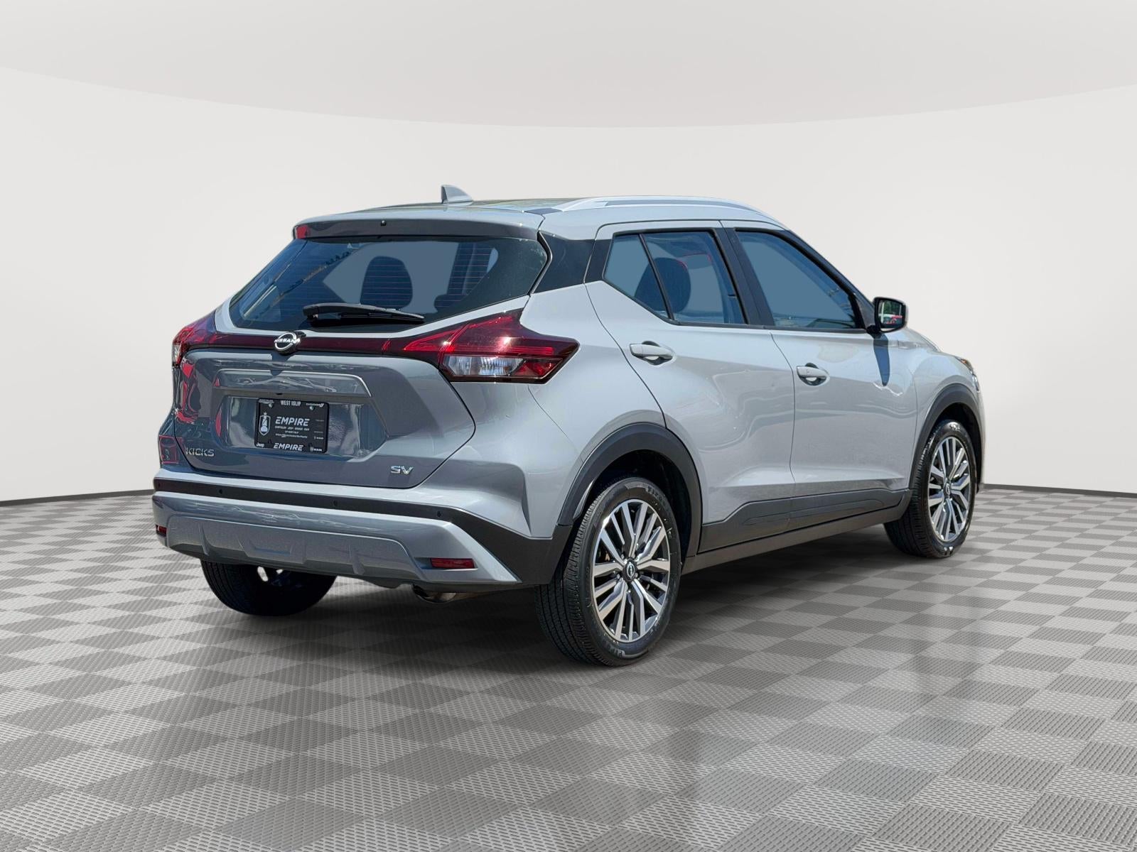 2022 Nissan Kicks — rear three-quarter view
