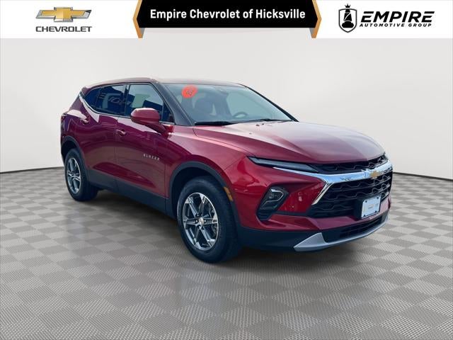 2025 Chevrolet Blazer 2LT in Radiant Red Tintcoat — front three-quarter view