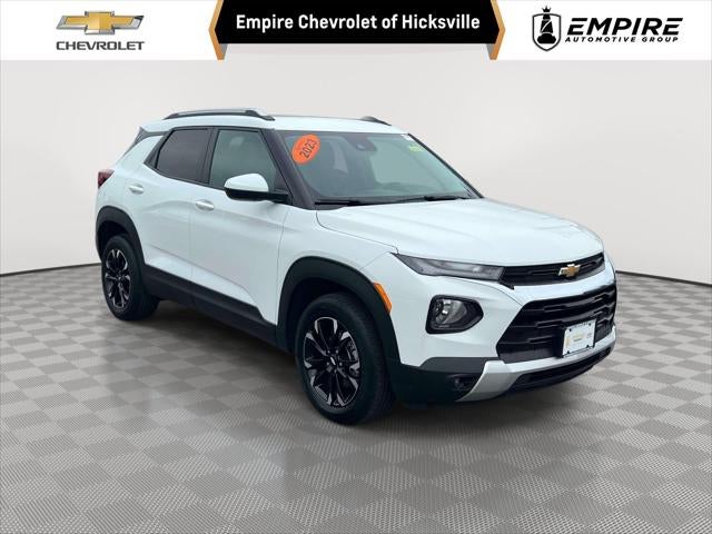 2023 Chevrolet Trailblazer LT in Summit White — front three-quarter view
