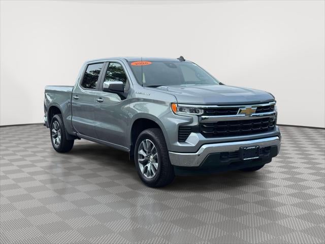 2026 Chevrolet Silverado 1500 LT (2FL) in Sterling Gray Metallic — front three-quarter view