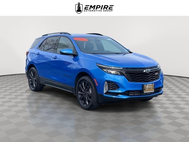 2024 Chevrolet Equinox RS in Riptide Blue Metallic — front three-quarter view