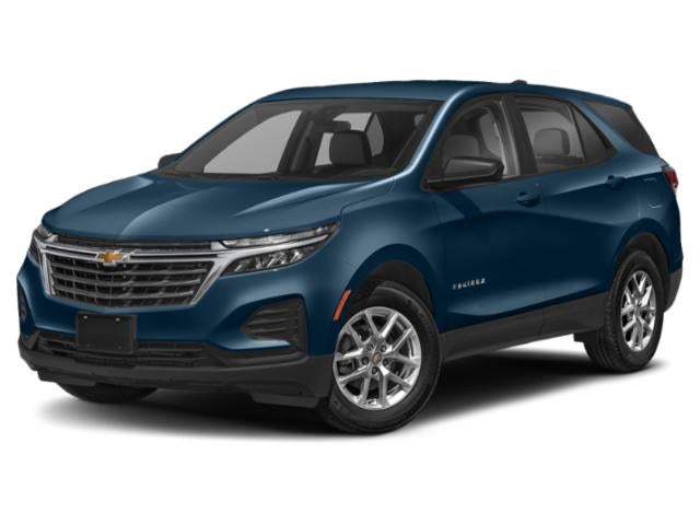 2022 Chevrolet Equinox RS in Blue Glow Metallic — front three-quarter view