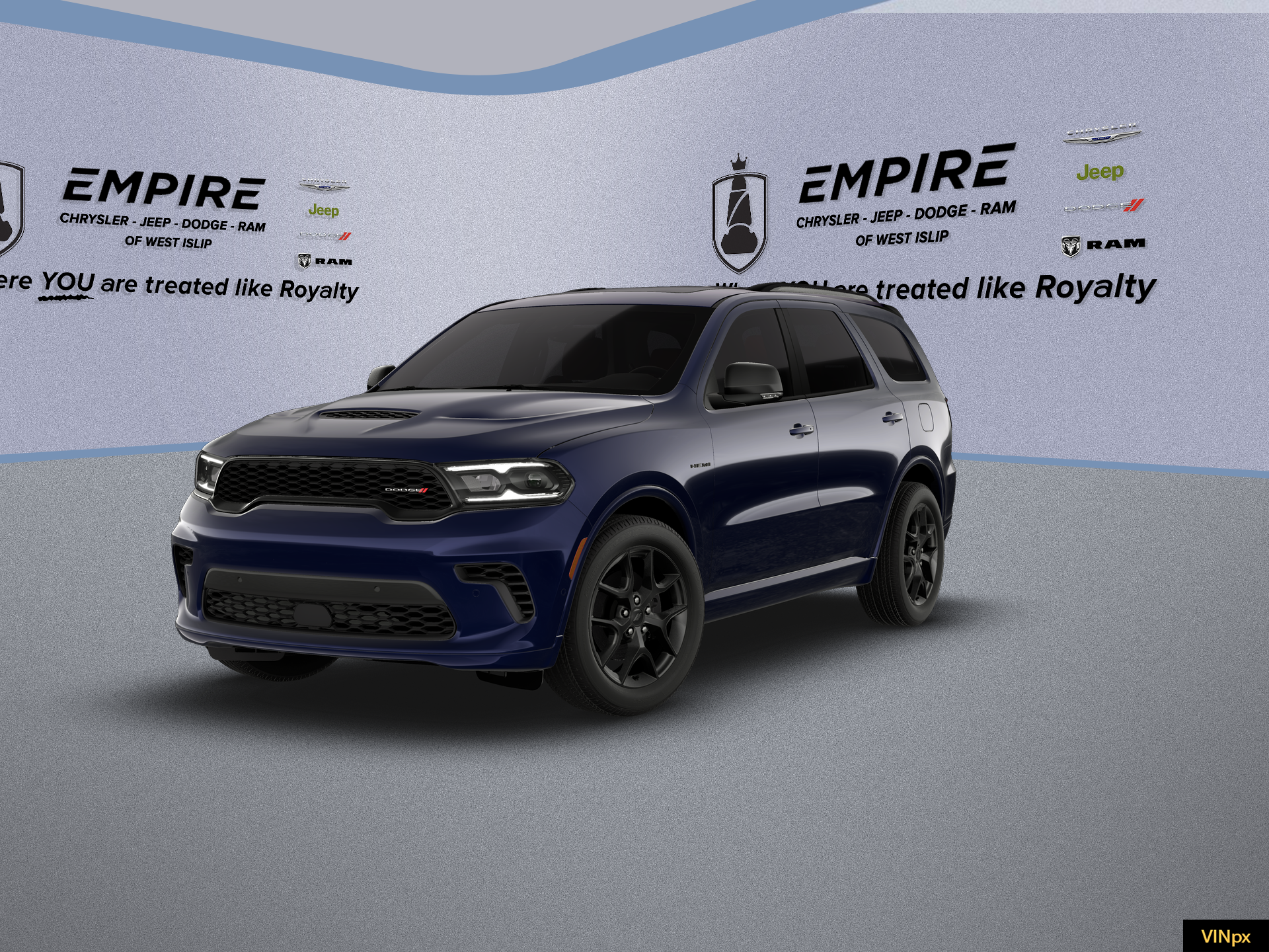 2026 Dodge Durango DURANGO GT PLUS AWD HEMI V8 in Night Moves Exterior Paint — front three-quarter view