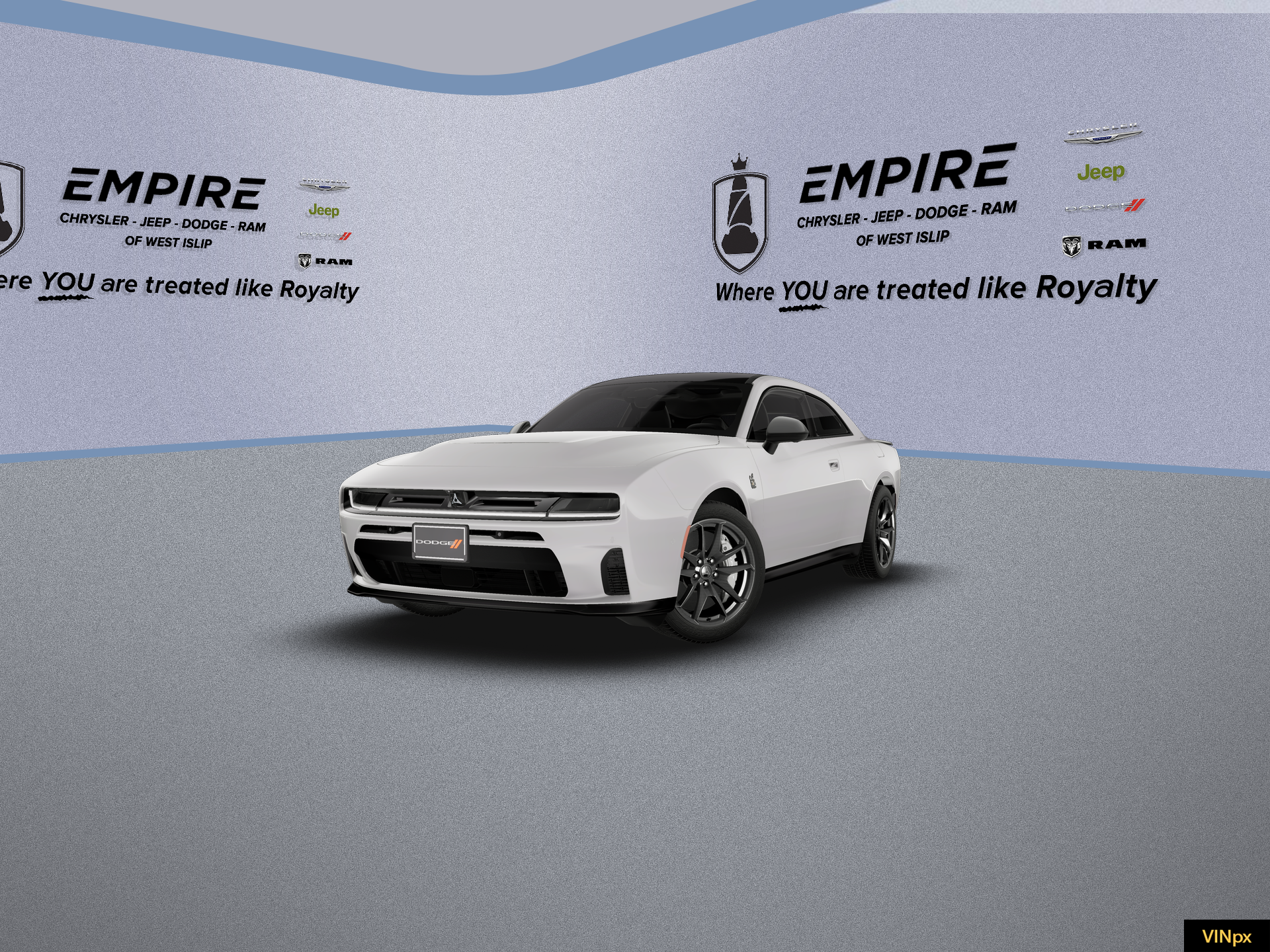 2026 Dodge Charger CHARGER SCAT PACK PLUS 2-DOOR AWD in White Knuckle Exterior Paint — front three-quarter view