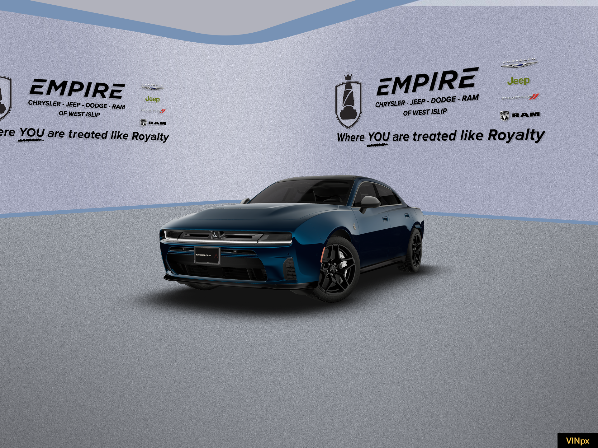 2026 Dodge Charger CHARGER SCAT PACK PLUS 4-DOOR AWD in After Dark Exterior Paint — front three-quarter view