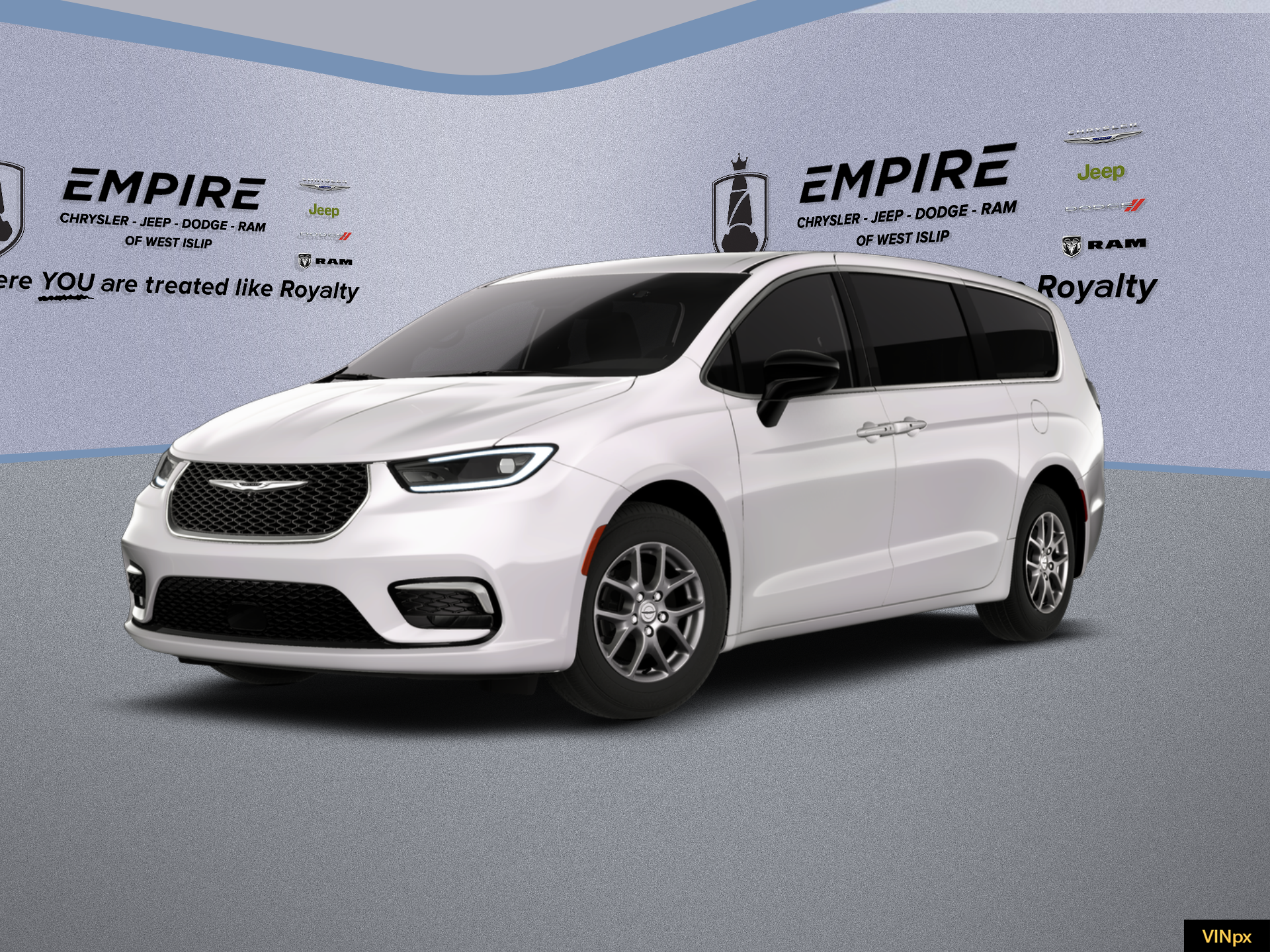 2026 Chrysler Pacifica PACIFICA SELECT in Bright White Clear-Coat Exterior Paint — front three-quarter view