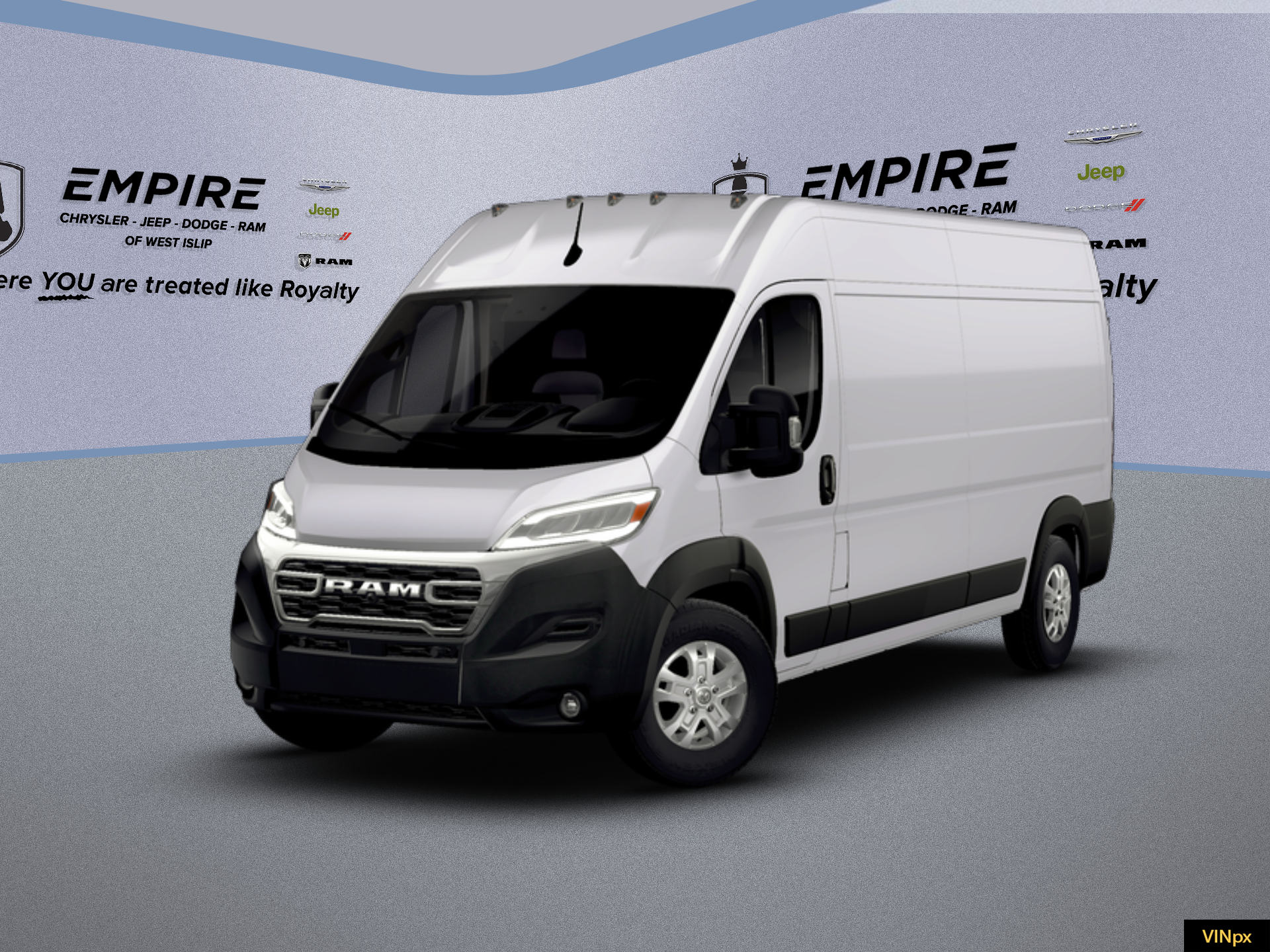 2026 RAM Ram ProMaster RAM PROMASTER 2500 SLT CARGO VAN HIGH ROOF 159' WB in Bright White Clear-Coat Exterior Paint — front...