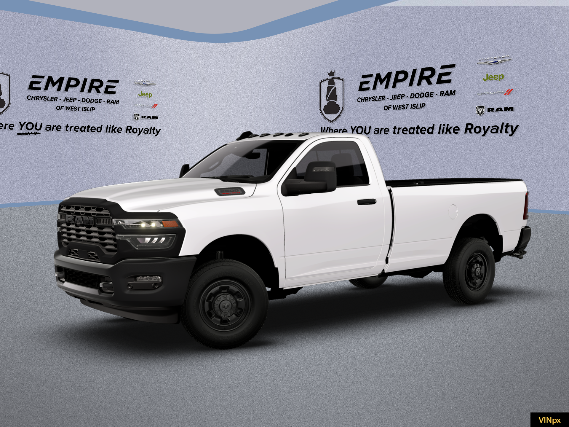 2026 RAM Ram 2500 RAM 2500 TRADESMAN REGULAR CAB 4X4 8' BOX in Bright White Clear-Coat Exterior Paint — front three-quarter view