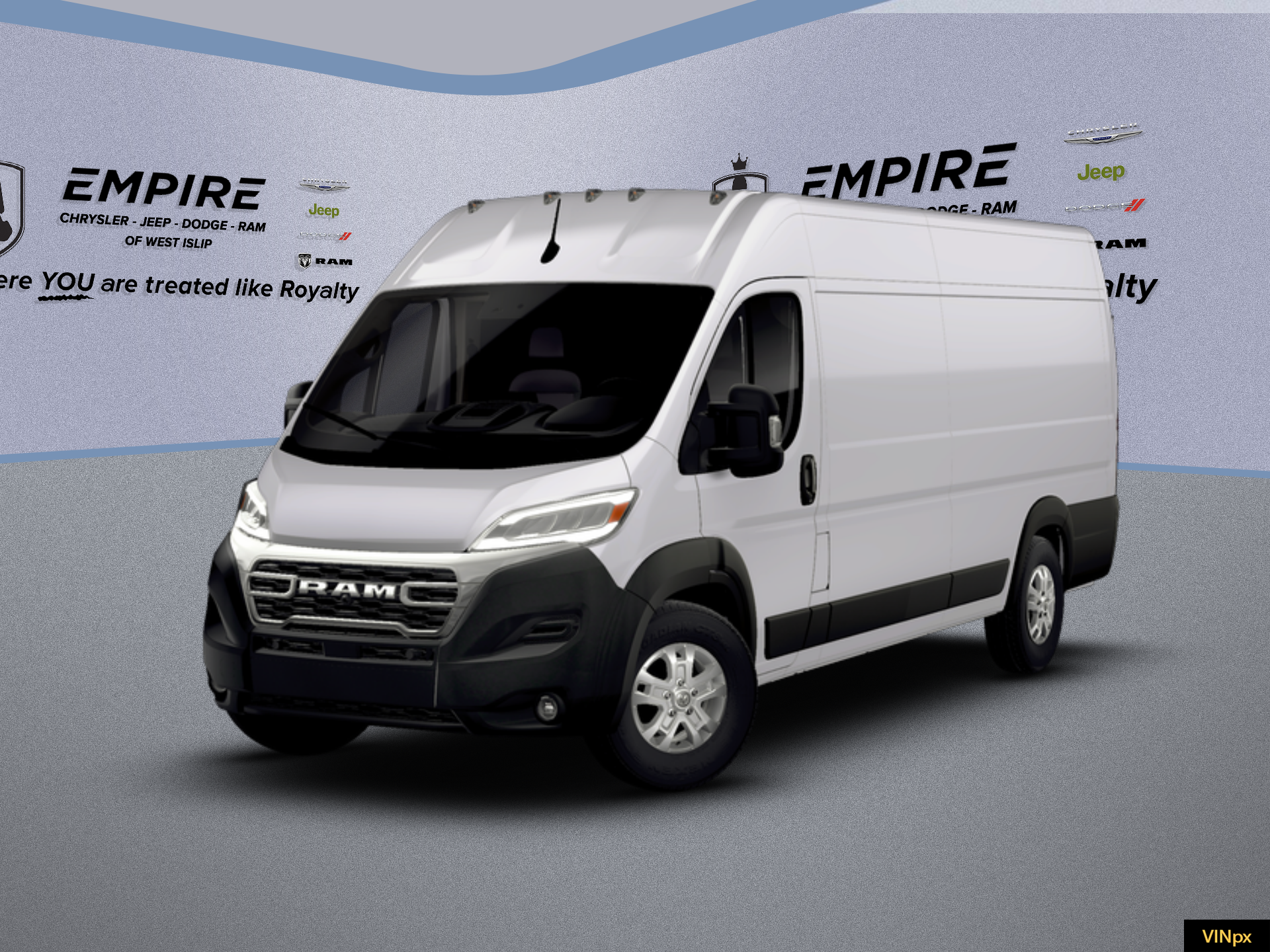 2026 RAM Ram ProMaster RAM PROMASTER 3500 SLT CARGO VAN HIGH ROOF 159' WB EXT in Bright White Clear-Coat Exterior Paint — front...