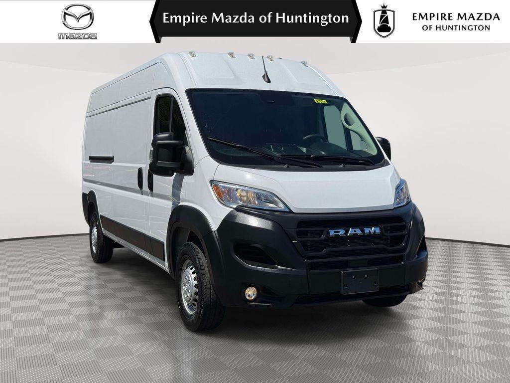 2026 RAM ProMaster 2500 Cargo Van Tradesman High Roof 159' WB w/Pass Seat in Bright White Clearcoat — front three-quarter view