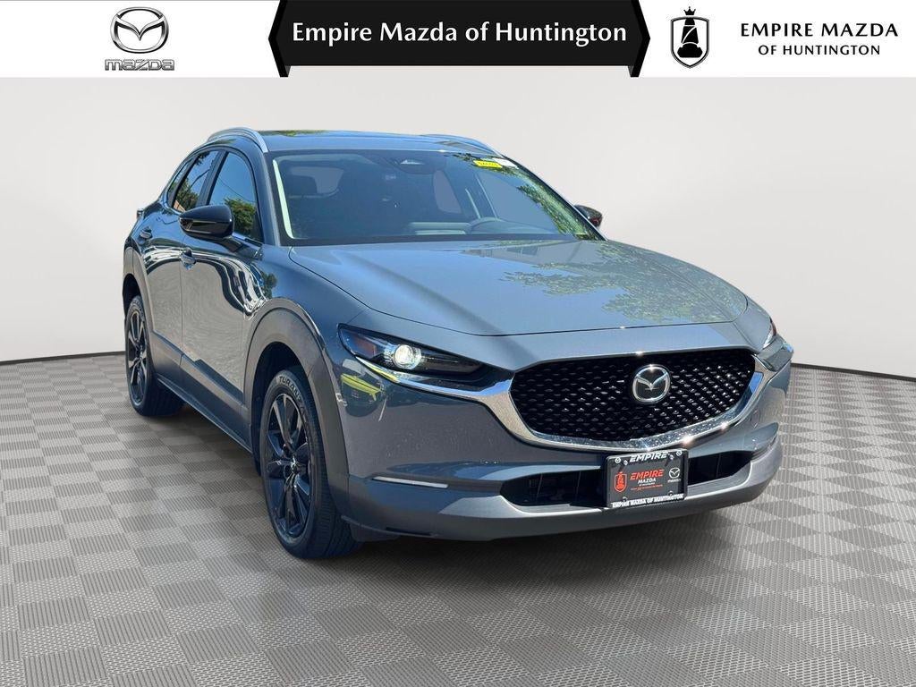 2024 Mazda Mazda CX-30 2.5 S Carbon Edition in Polymetal Gray Metallic — front three-quarter view